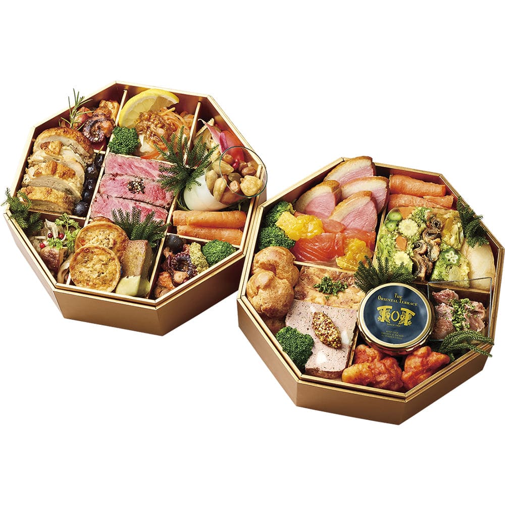 010 【YA】浜松 ジ・オリエンタルテラス 洋風 おせち二段重至高
