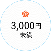 3000円未満