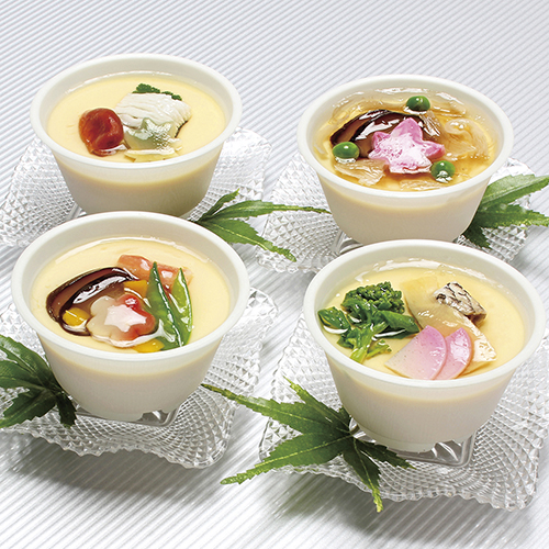 料亭の冷し茶碗蒸し