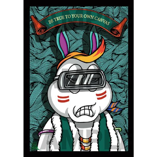 Bunny_Ya-man A4 Poster